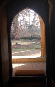 The view from the south door January 2011